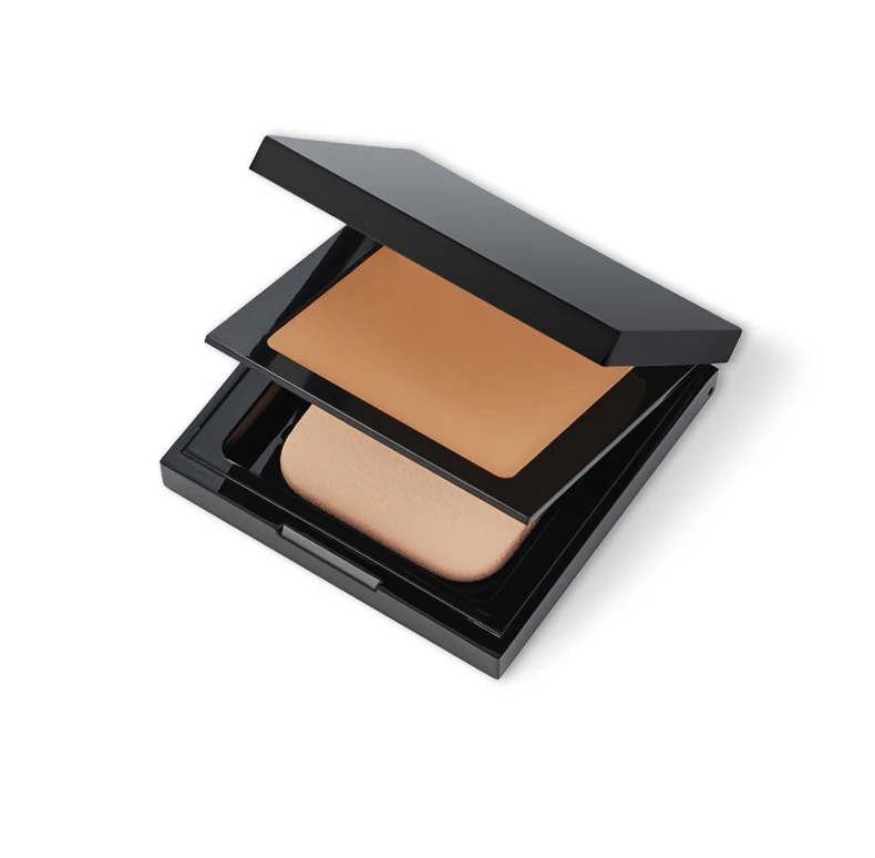 oil control silky smooth waterproof easy ware pressed powder foundation private label for dark skin