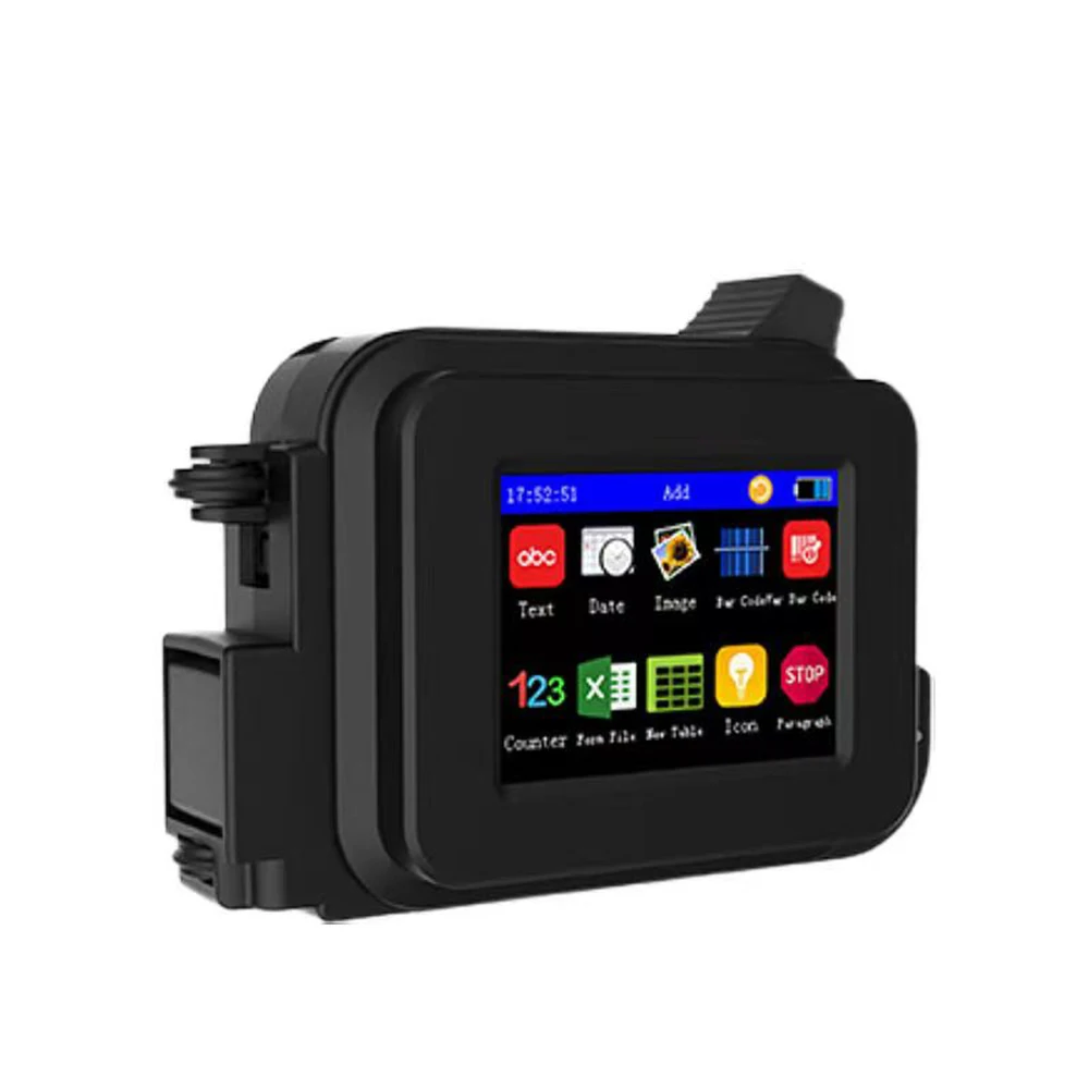 Portable Date inkjet 12.7mm mini pocket handheld inkjet printer bar code logo and picture for bottle, can, plastic bag