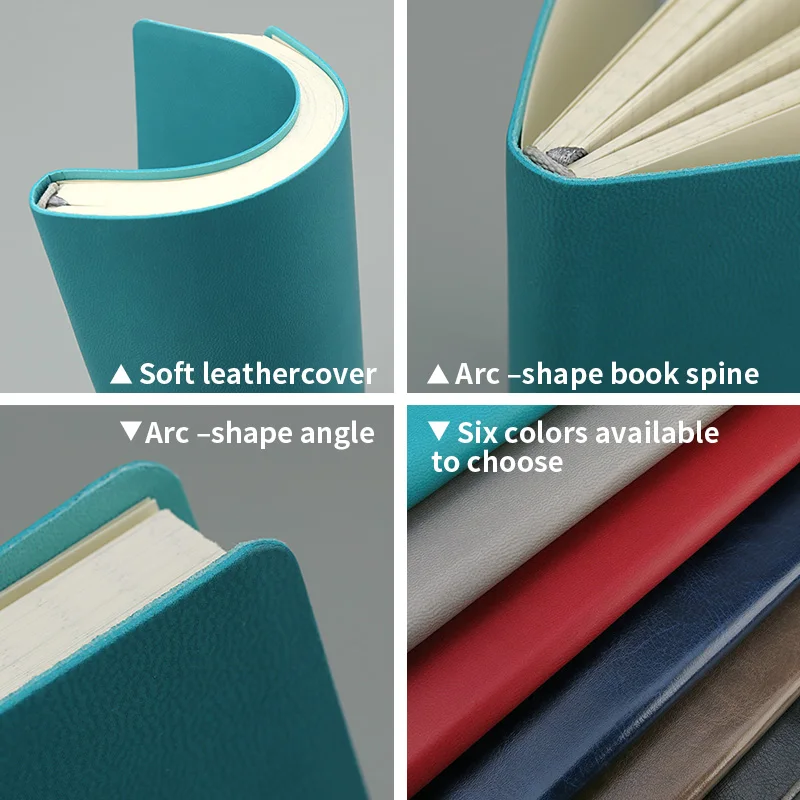 Printing Custom b5 a5 Lined/Grid/Dotted Notebook Pu Leather Journal notebook a5 soft cover