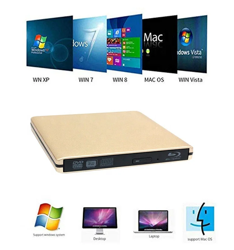  Портативный DVD-проигрыватель blu-ray USB 3 0 внешний dvd-проигрыватель