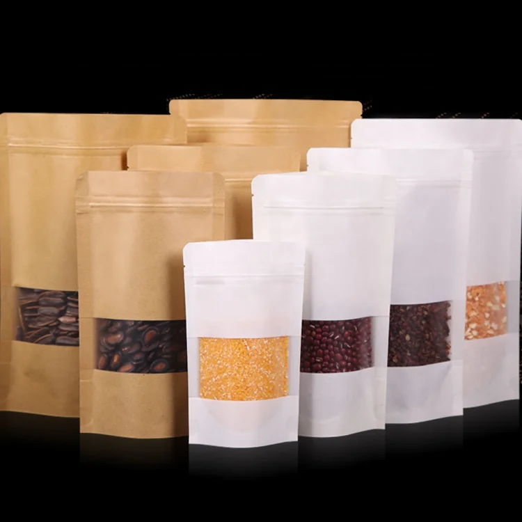 Food Takeaway Custom Printed Kraft Paper Bag Handle Takeaways Standard Wholesale China Wholesale Kraft Paper Bag Square Accept
