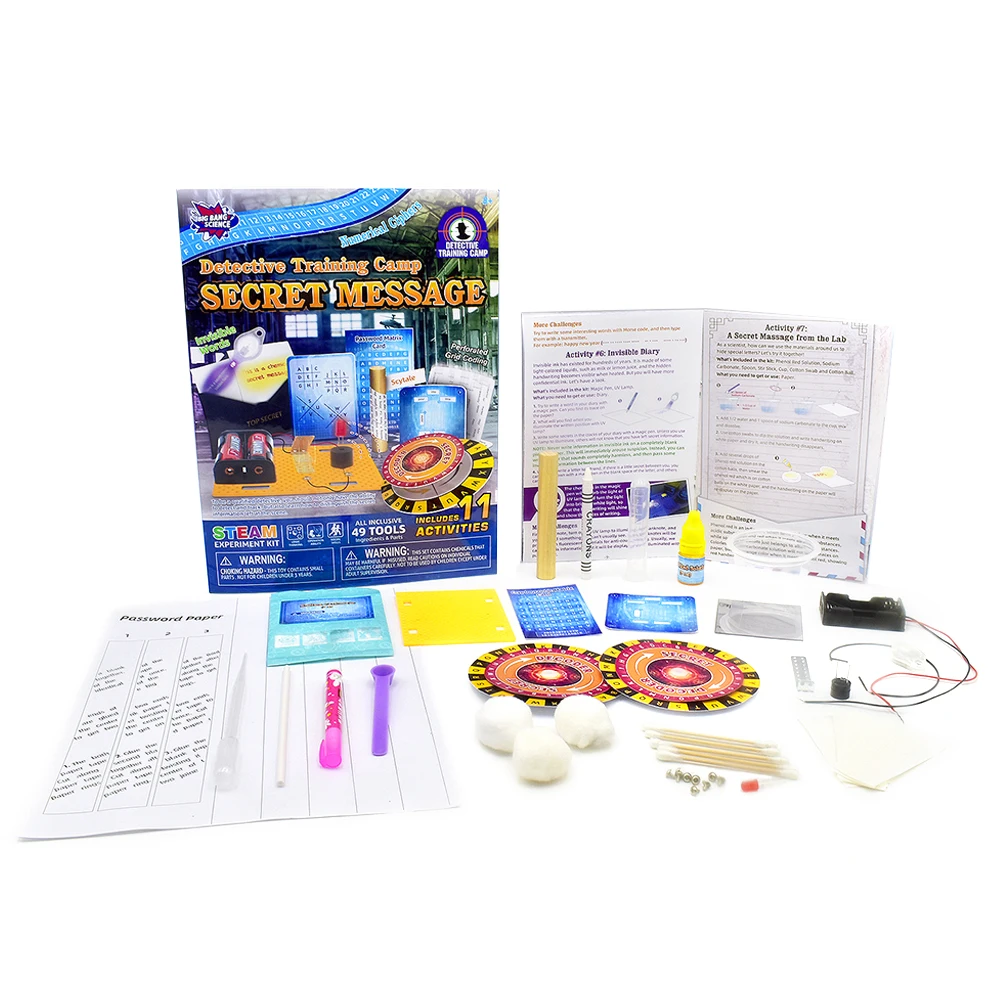 Detective Lab Secret Massage Spy Educational Toy for Children