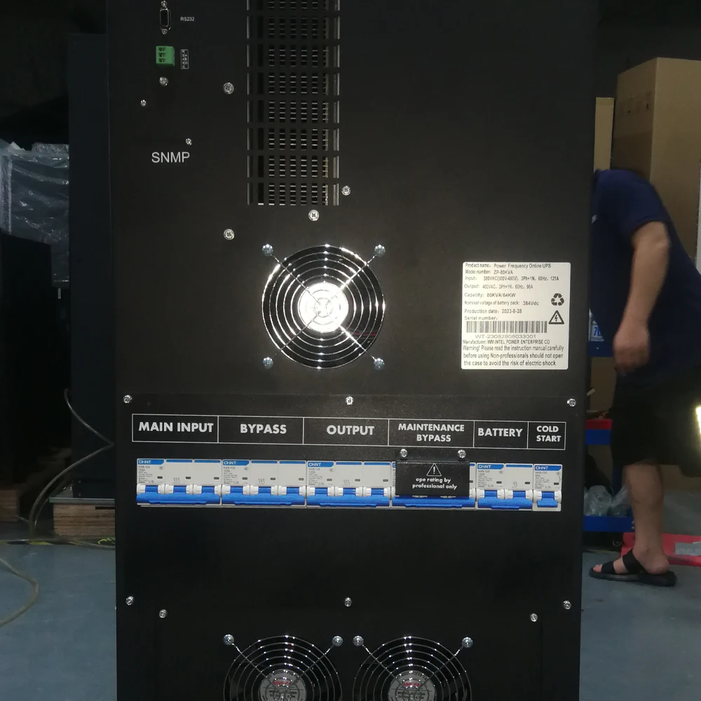 Low Frequency 3 Phase Power Supply 30kva 45 Kva Online 60kva 80 Kva Ups 100 Kva