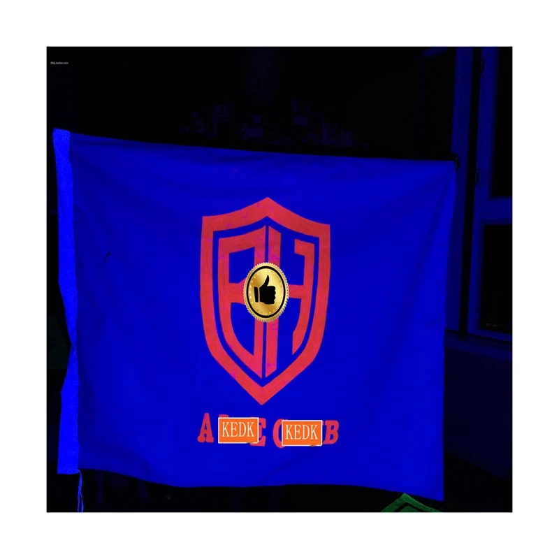 SmallOrders S1001Fr Luminous LED hand-cranked big flag custom logo fluorescent bar atmosphere props party flags flag banner