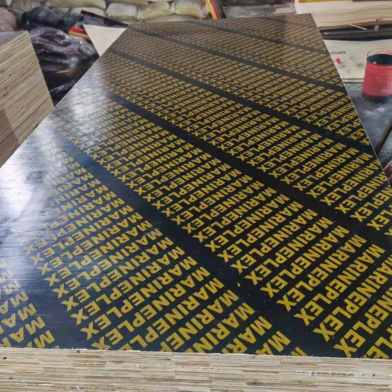 Wholesale Cheap Construction Film Faced Marine Plywood 1220*2440 film faced plywood for qatar price