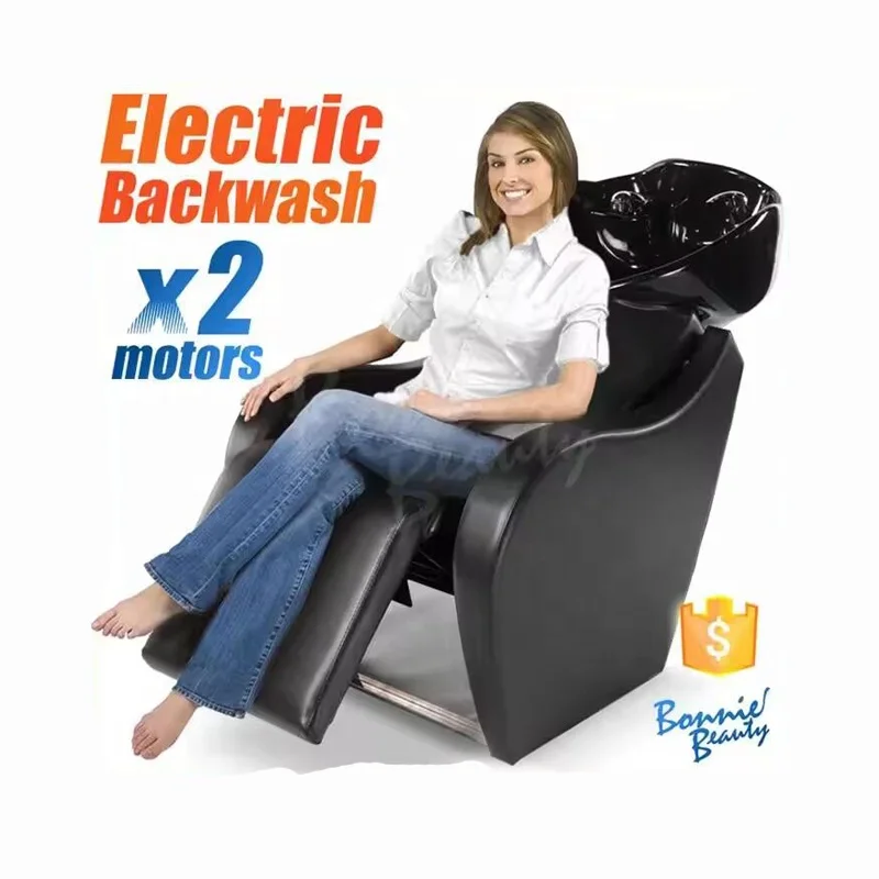 BonnieBeauty electric shampoo bowl chairs salon backwash units for sale