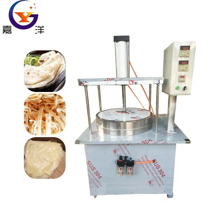 Rotating germany dutch commercial automatic mixes scallion pressing chapati making machine for pancake machine