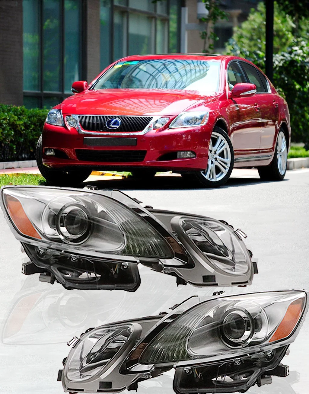 Headlight Head Lamp For Lexus GS Series USA Version GS250 GS300 GS450H Headlights 2006-2011 OEM 81185-30C02