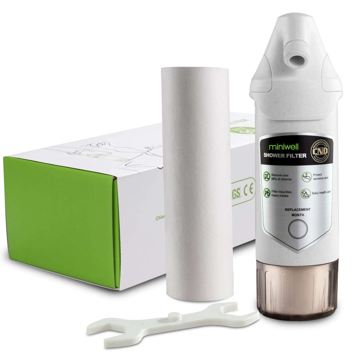 Multi stages filter , shower water filter - shower water softener