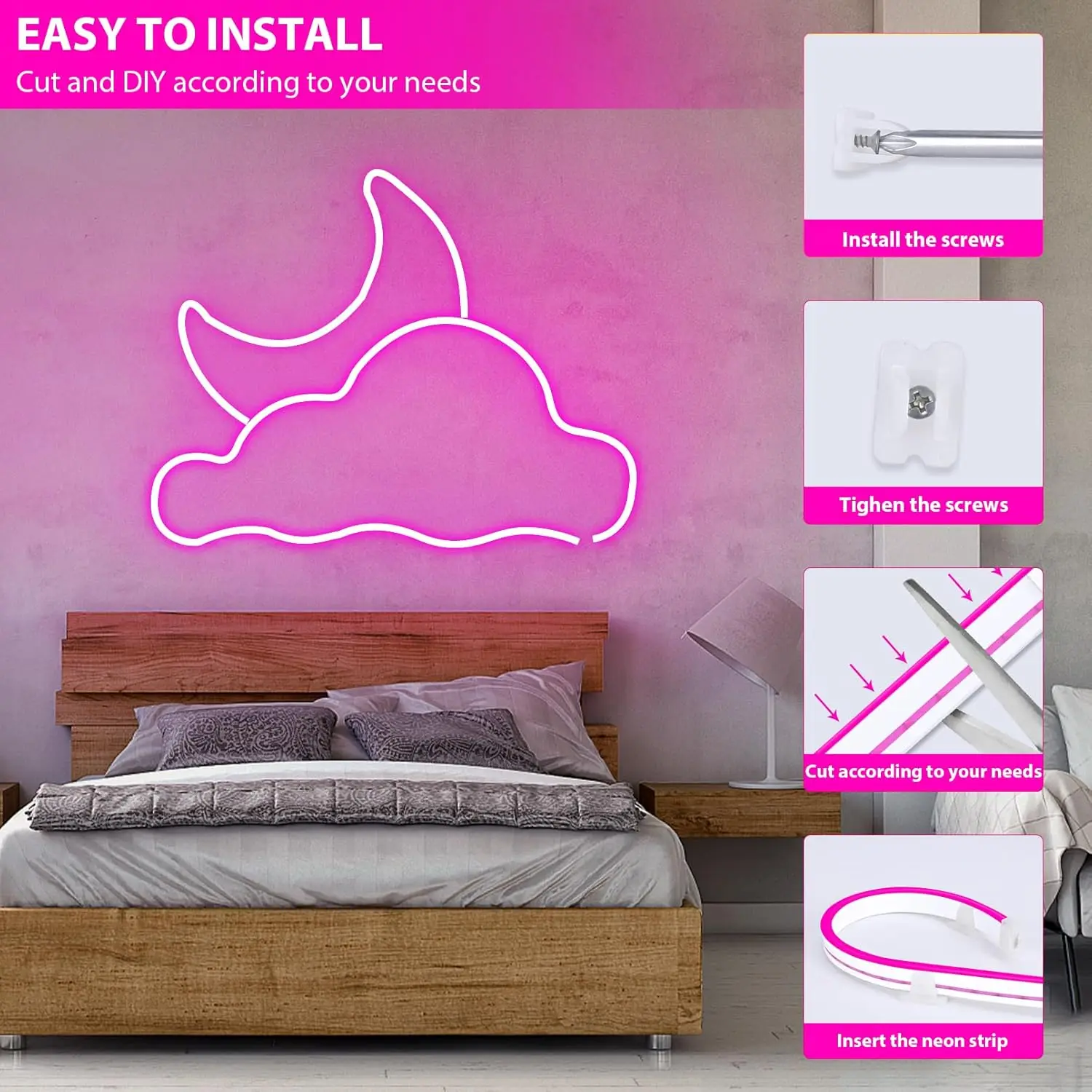 ESann DC12V 120 светодиодов/м 16.4ft/5 м 6x12 мм IP65 Водонепроницаемые силиконовые гибкие светодиодные неоновые трубки