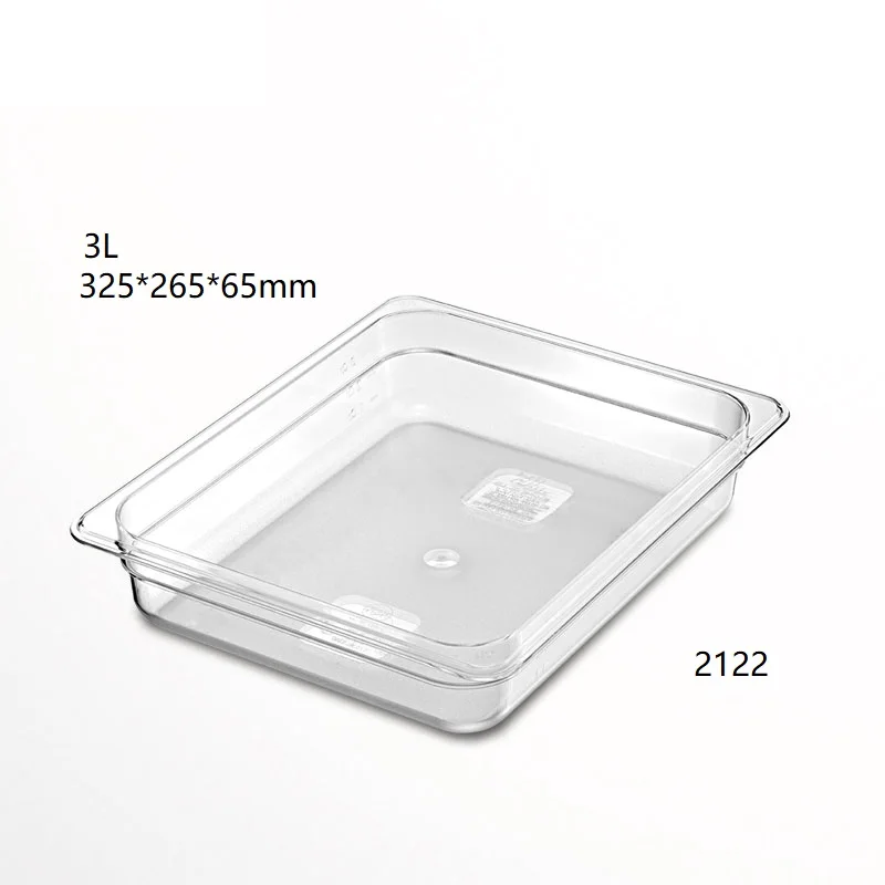 1/2 Restaurant PC GN Pan Commercial Catering Supplies Clear Gastronorm Pan Food Container Plastic Food Tray