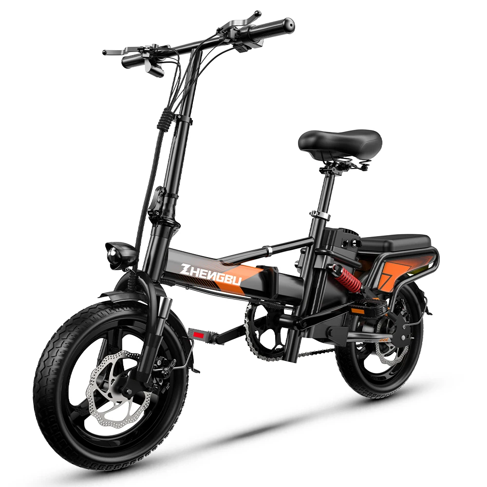 ZHENGBU EUY D13 48V 20AH 400W Electric Bicycle Foldable 14inch Super Light and Mini Ebike 14' Folding Electric Bike City Ebike