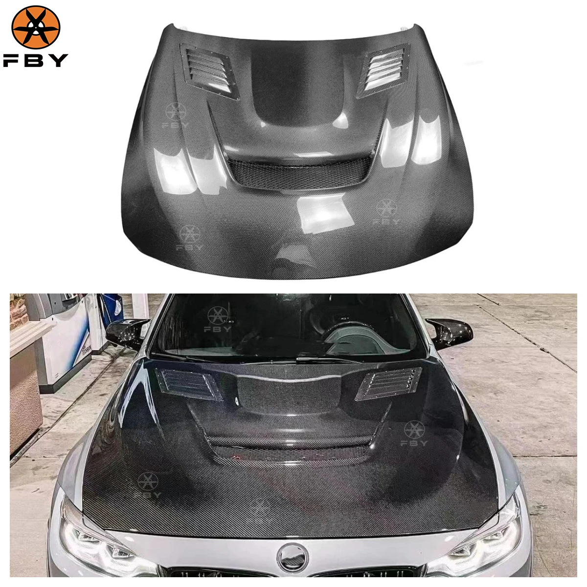 New VARI Style Carbon Fiber Front Bonnet Hood For BMW 3 Series F80 M3 4 Series F32 F82 M4 2012-2018