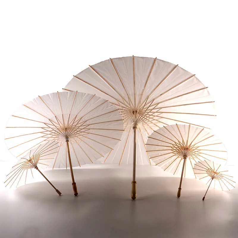 Wedding Decoration Umbrellas Natural Bamboo Promotion Advertising Gift Diameter 84cm Chinese Parasol Umbrella