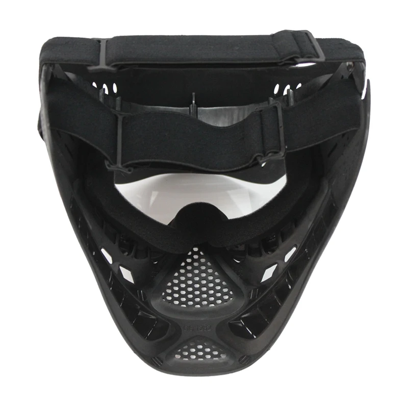 Full Head Cover Paintball Mask with Dual Pane Thermal Lens