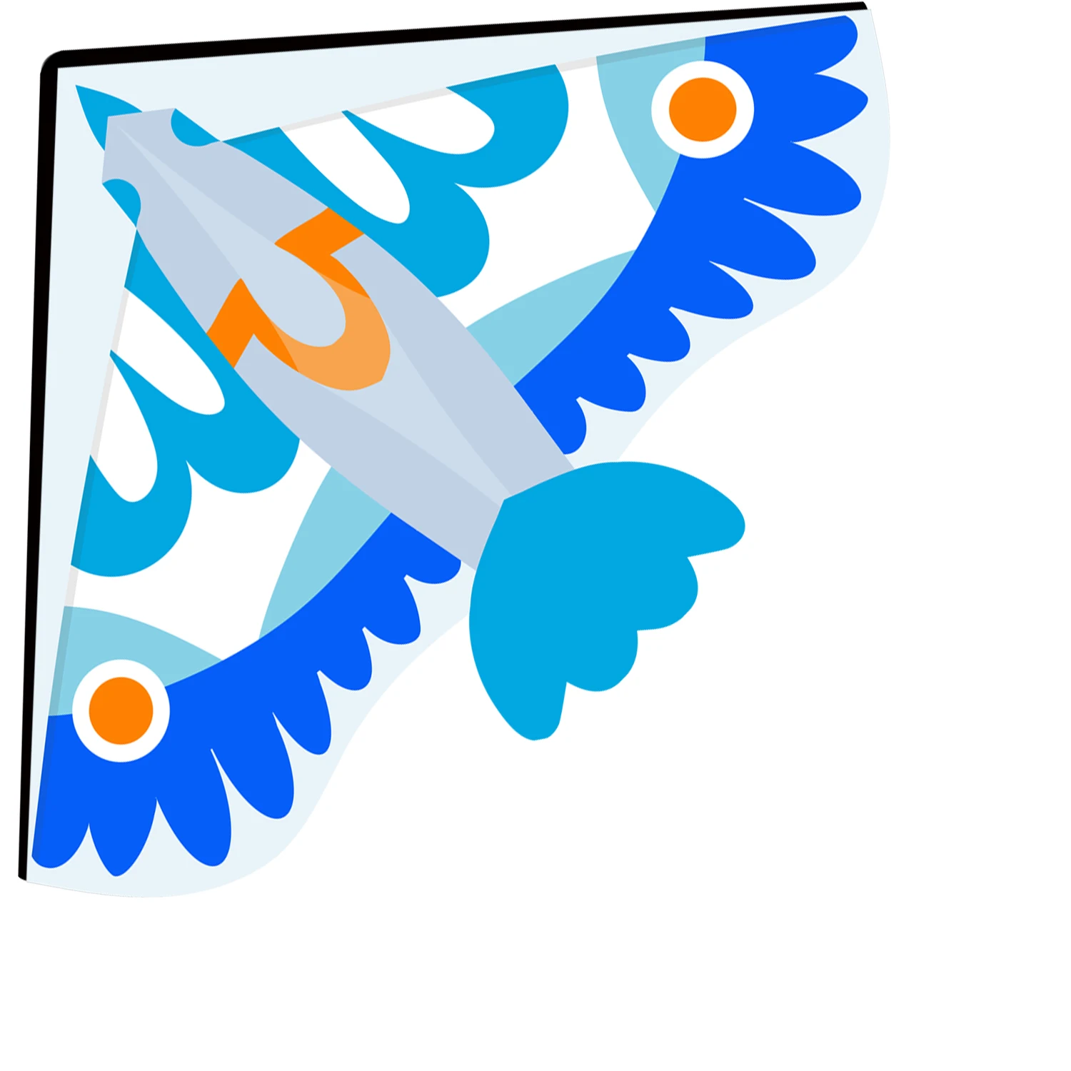 Hot Sale Custom Delta Single Line Kite  Outdoor Flying Toys Bird Cartoon Animal Flying Kite from Weifang