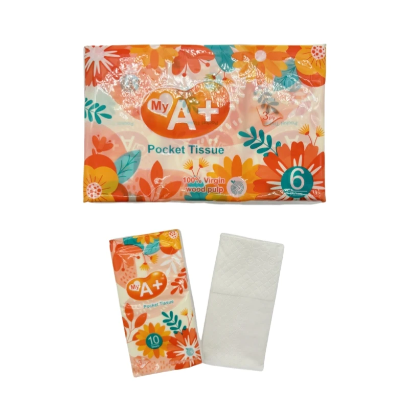 pocket tissue design custom soft tissue paper cheap facial tissue