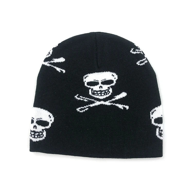 custom printing 100% acrylic winter knitted hats men women designer logo jacquard baby kids beanie hat wholesale skull cap