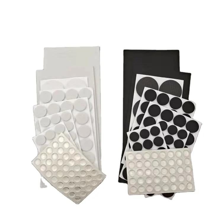 Promotional pvc felt non-slip self adhesive hard surfaces chair legs furniture pads