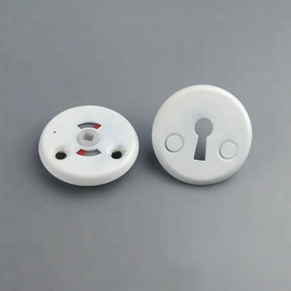 Economical best price aluminum alloy white gold chrome mortise door lock handle cylinder hole escutcheon door handle