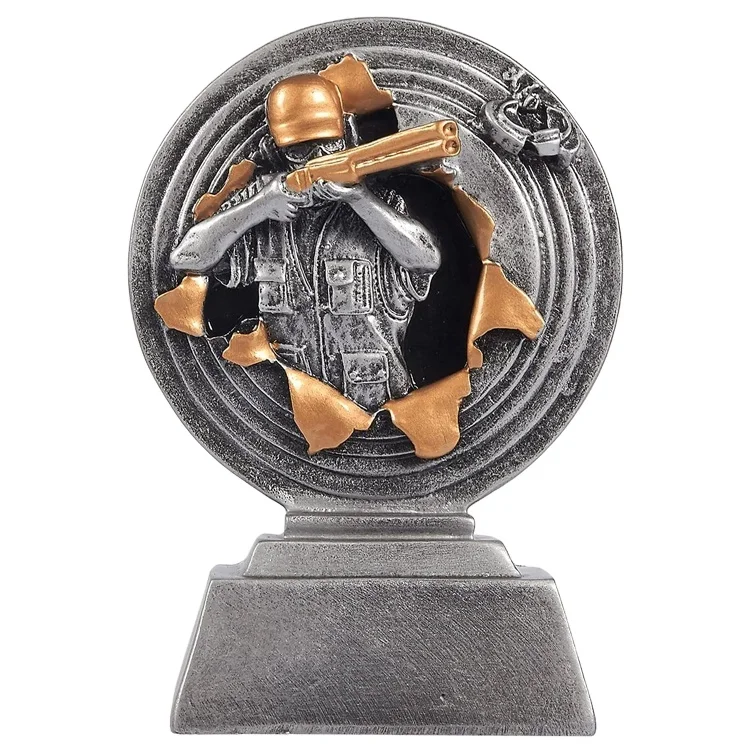 Customized Trophy Trap Shooting Award Resin Resin Trophy for Collection