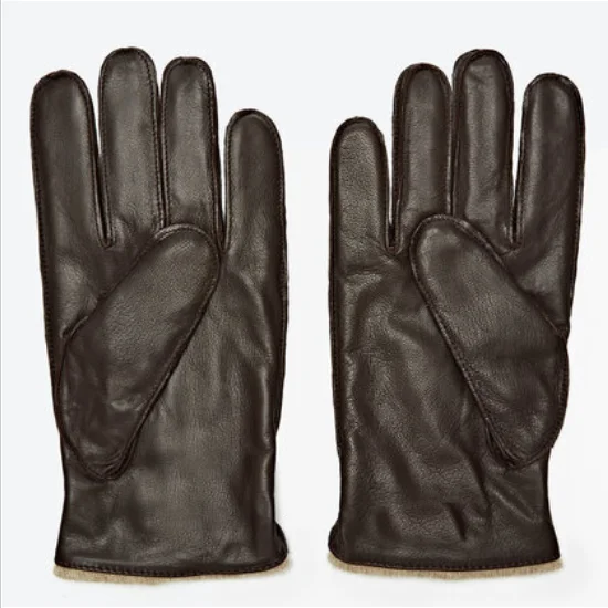 2022 ZF7000 высококачественные мужские кожаные перчатки для вождения