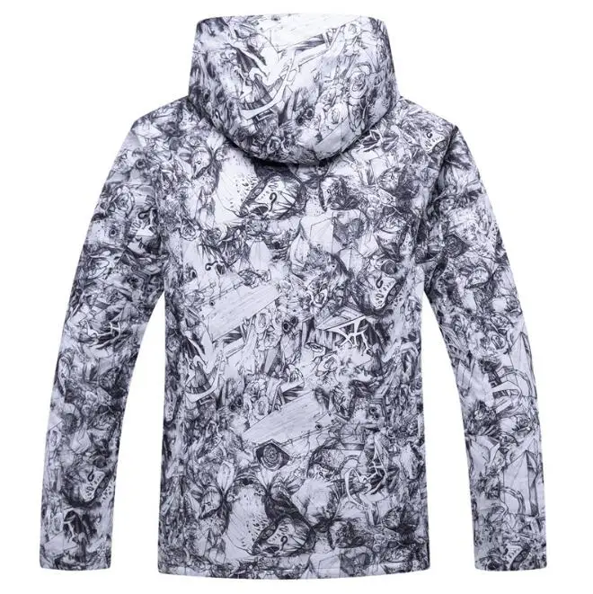 Custom windproof waterproof warm high quality snow waterproof  warm outdoor sport ski jacket for men