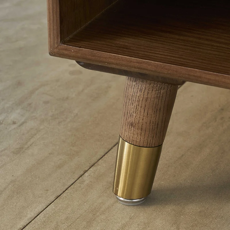 Simple Bedside Table Modern Solid Wood Bedroom Nightstands Mini European Locker