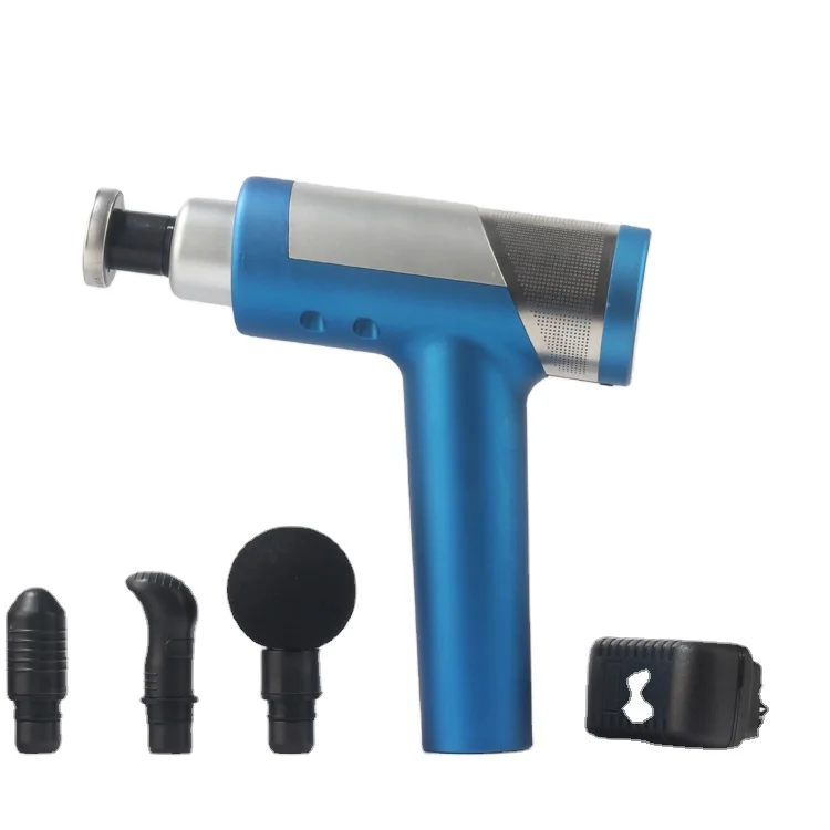 Массажный пистолет для мышц, портативный беспроводной вибрационный пистолет для расслабления тела и глубоких тканей, массажный пистолет для мышц