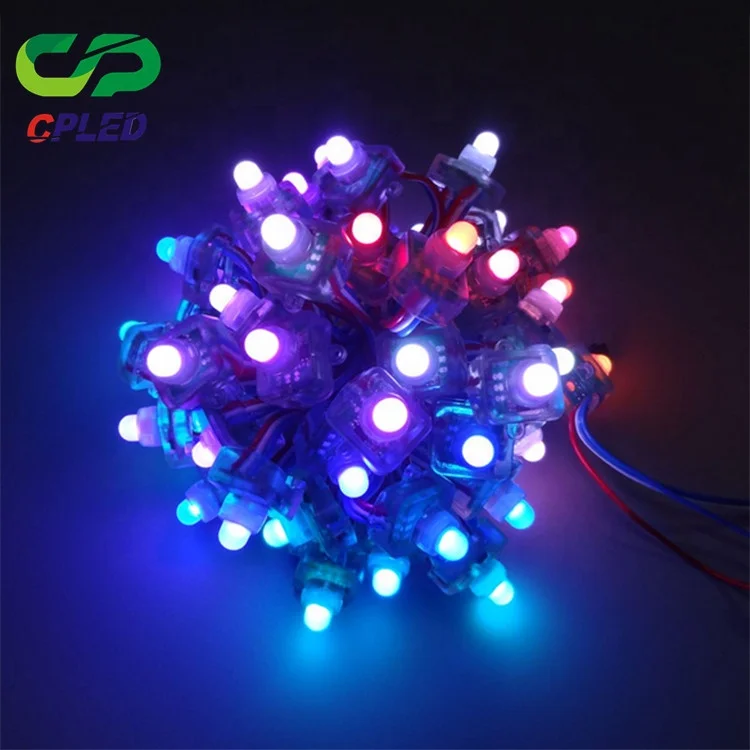 Competitive price RGB f8 led pixel 5V 12mm UCS1903 digital waterproof smart pixel Christmas LED bulb rgb led module