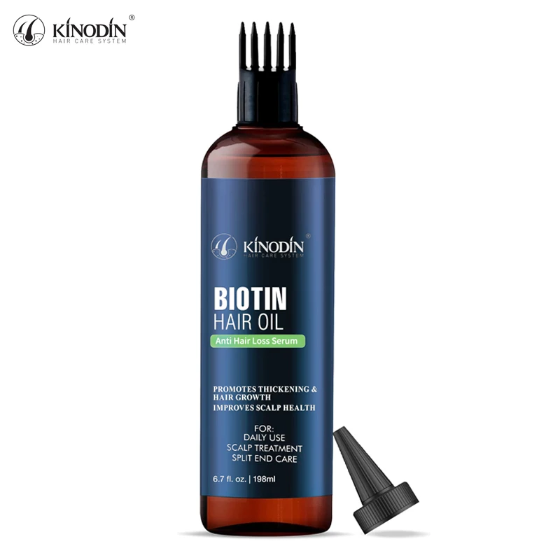 Private Label Natural Biotin  Hair Growth Oil Hair Regrowth Treatment Scalp Care Massage Hair Scalp Oil