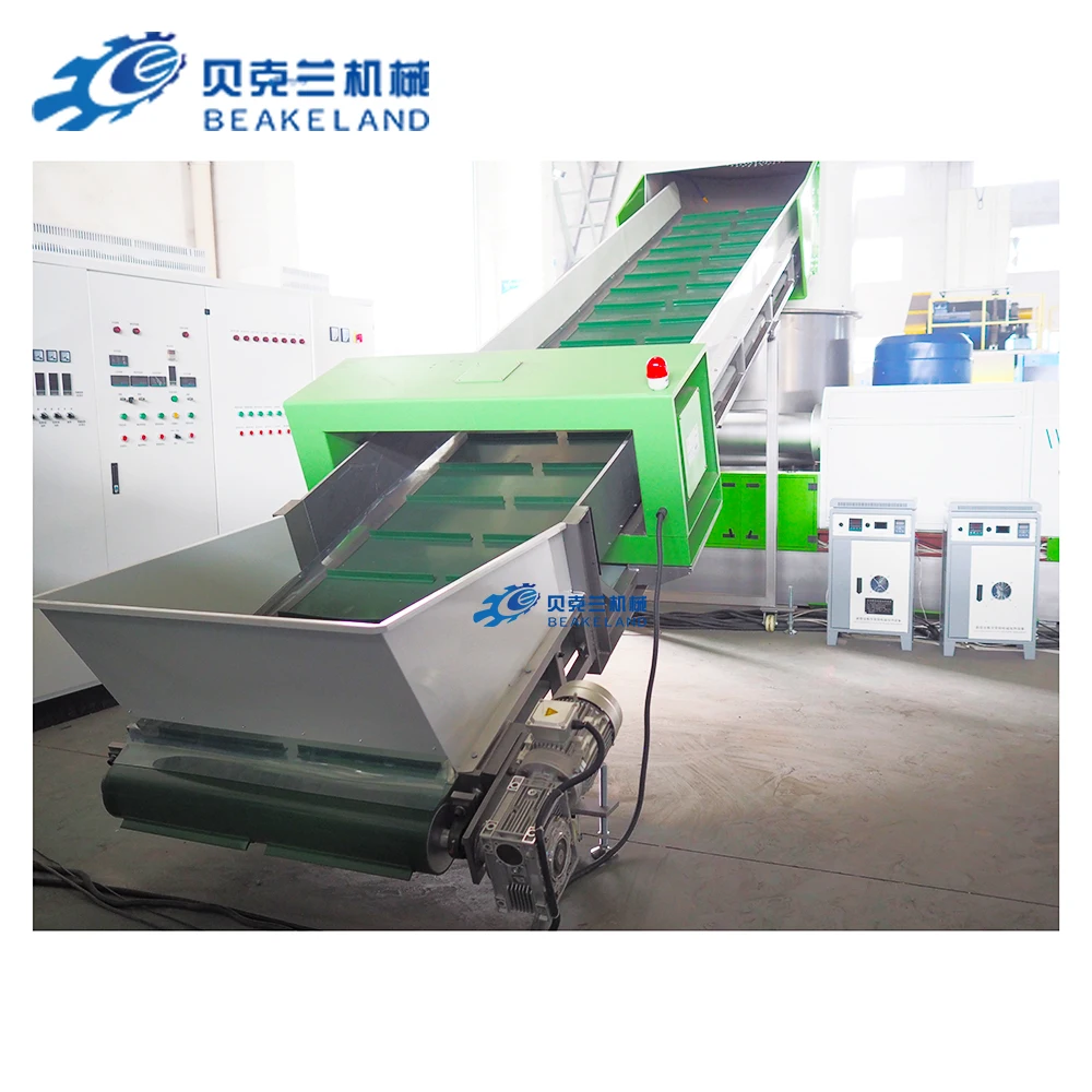BKL 1000 kg/h cascade granulator with thermocompactor water ring cutting machine for processing PE PP film big bags