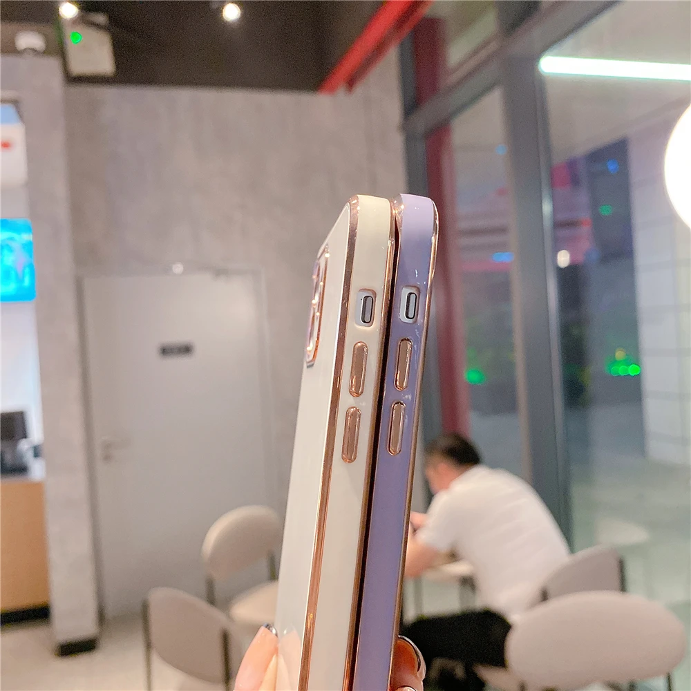 Candy color electroplated Silk screen protective precision camera glass case for iPhone 13 Series