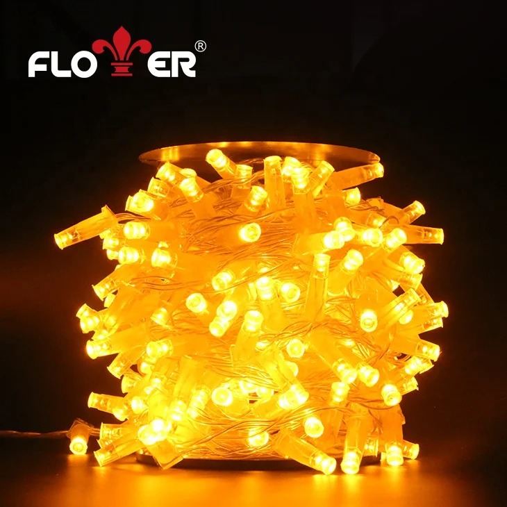 Outdoor IP68 Waterproof Starry Led String Light Christmas Garland Yellow White String Light