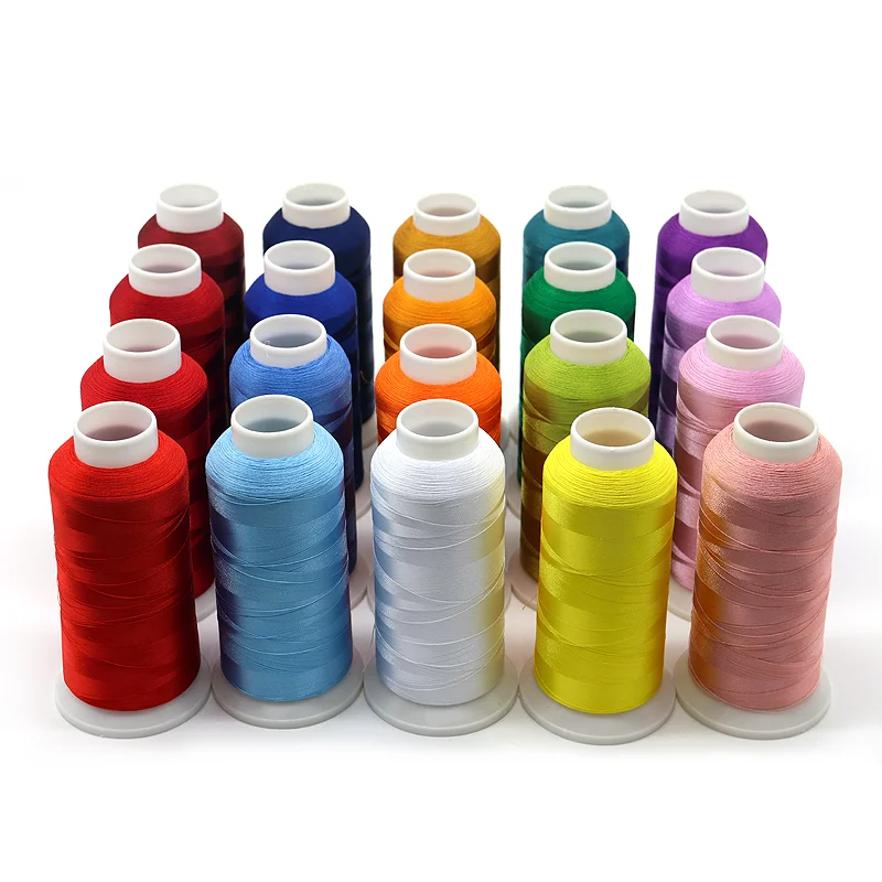 Lot Stock 720 Colors 100% Polyester Manufacturer Embroidery Thread For Machine Embroidery Delivery Fast