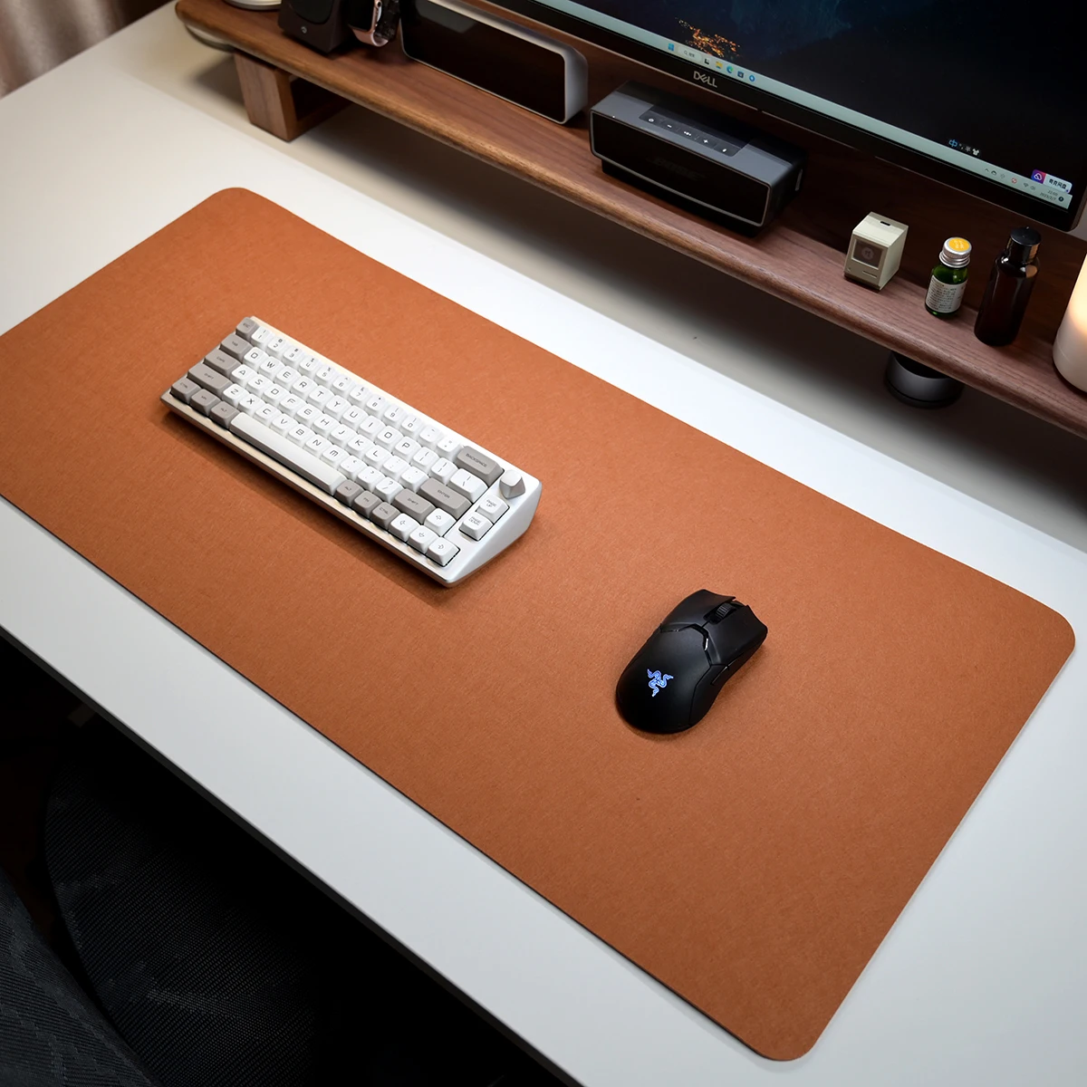 Large Felt Desk Pad Computer Mat for Desk  Felt Mouse Pad and Keyboard Mat |Desk Protector for Office Felt Desk Mat