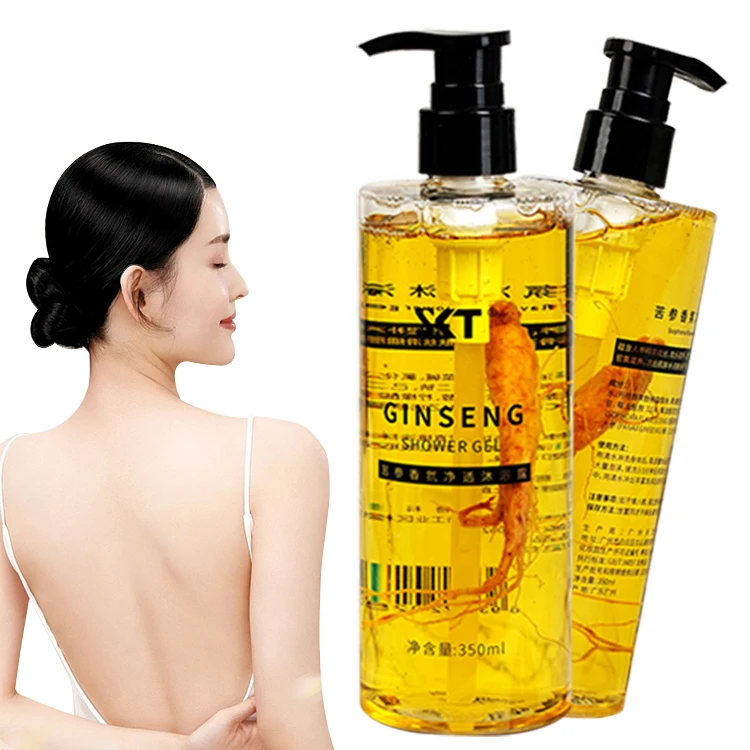 Affordable Price Vegan Skin Care Deep Nourishment Ginseng Extract Not Pulling Dry Body Wash Sophora Flavescens Shower Gel