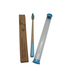 2022, новый дизайн, Экологически чистая бамбуковая зубная щетка с индивидуальным логотипом и принтом