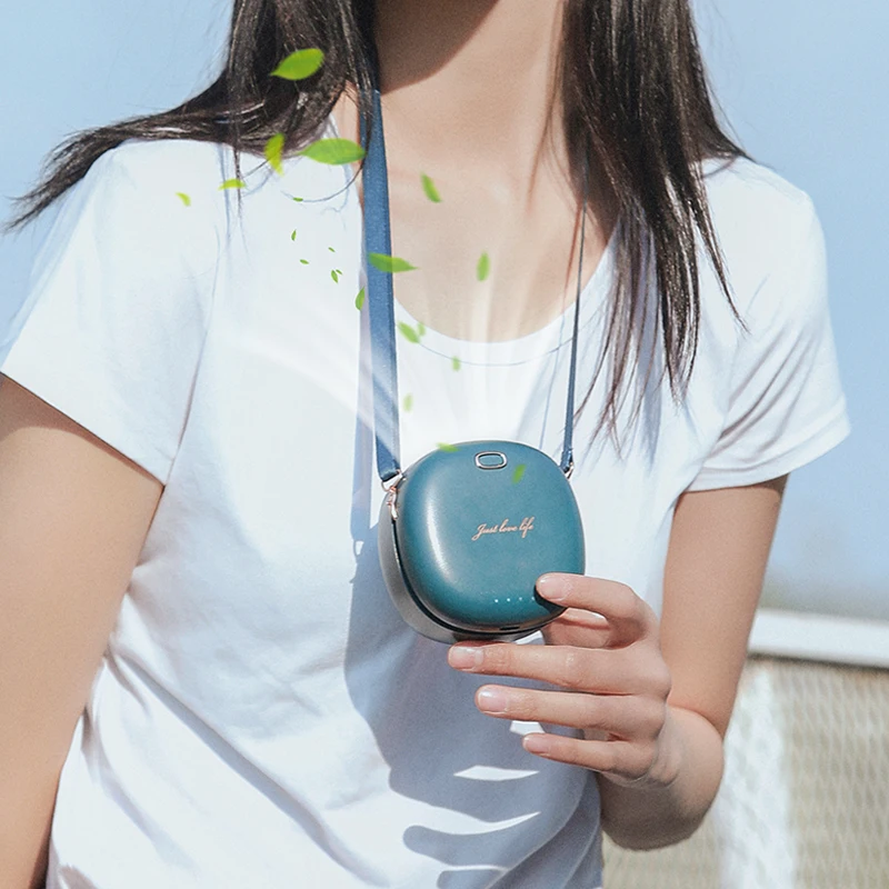  2000mAh PSE KC Battery Mini Handheld Fan Portable Neck Rechargeable