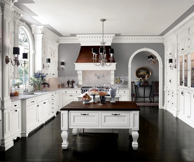 Hot Sale New Style Cheap Kitchen Cabinet Solid Wood Cabinets