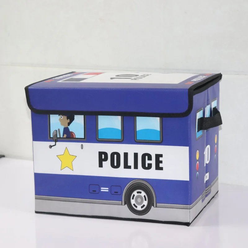 Collapsible Clothes Toy Books Cosmetic Kids Cartoon Pattern Storage Box