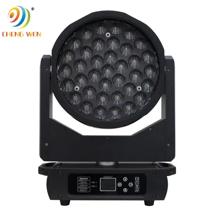 37pcs*15W LED Moving Head With Zoom RGBW 4in 1 Moving Head Light For Wedding Events Display