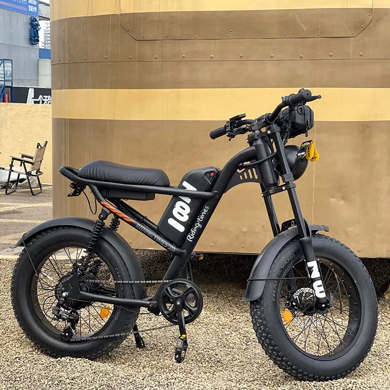 Full Suspension Electric Fat Tire Bike Fat Tire Ebike 20Inches Fatbike 50km E-Bikes Original Fat Tire Electric Bicycle