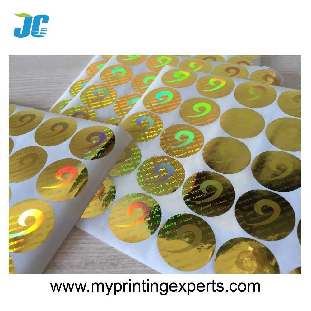 Custom 3D hologram sticker