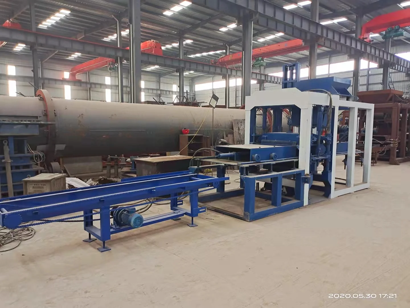 QT6-15 Cement concrete  Paver and Block Making Machine manual interlocking brick block making machine in 2021