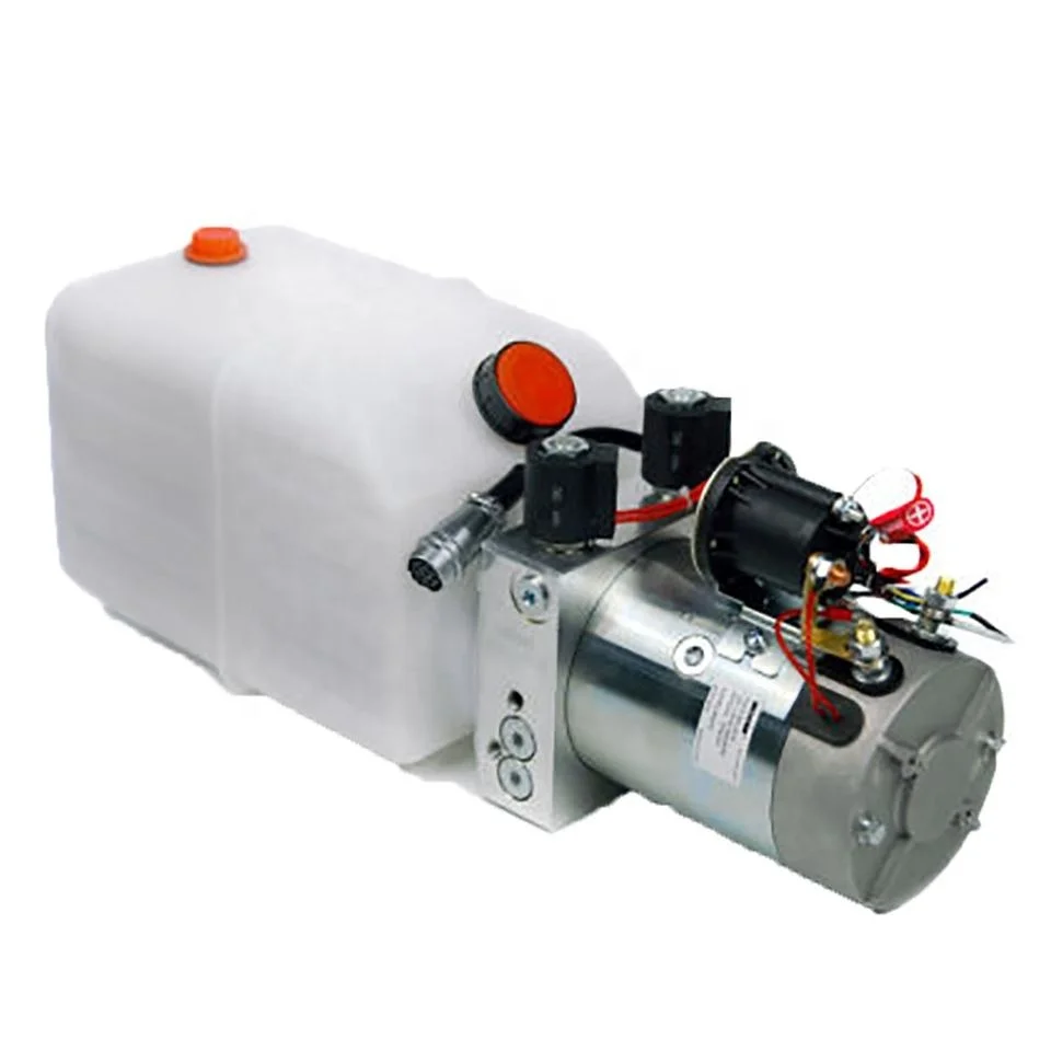 12v DC Automobile Tail Gate Dual Action Hydraulic Power Unit Manufacturer