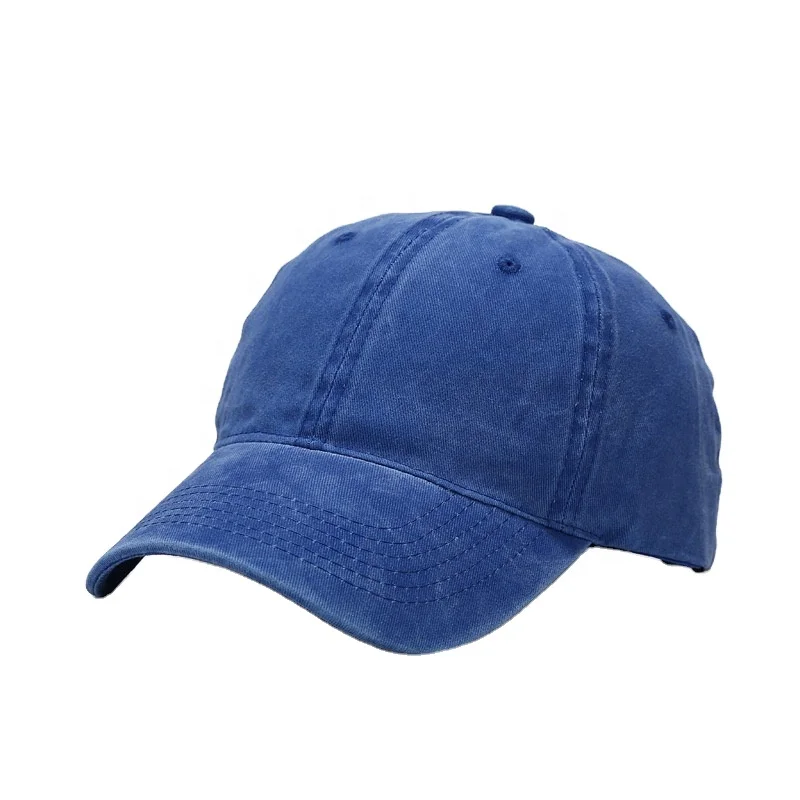 
KENSHELLEY 2021High Quality Baseball Cap Washed Cotton Twill Curved Brim Baseball Cap Vintage Adjustable Blank Baseball Cap Hats 