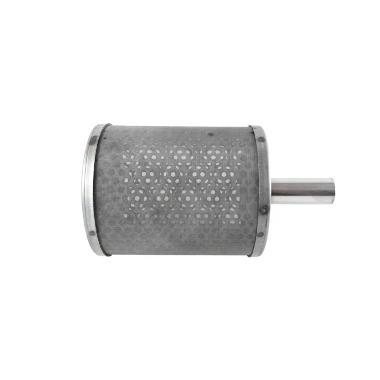 metal 304 316 stainless steel wire mesh metallic Perforated filter tube