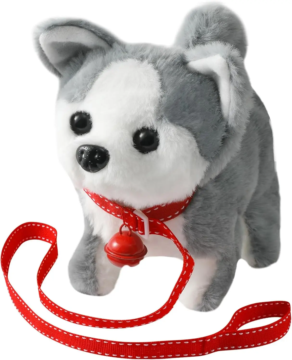 Plush  Toy Puppy Electronic Interactive Dog - Walking, Barking, Tail Wagging, Stretching Companion Animal for Kids Toddlers