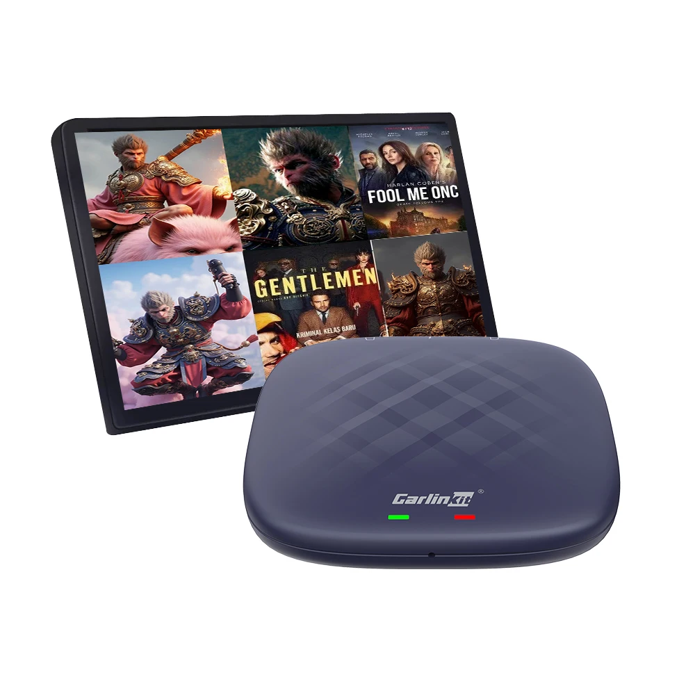 Carlinkit QCM6125 Car Play Android Auto 4g 64gb  Tbox Plus ai Wireless Carplay Auto Adapter Black Myth WuKong Sun Game TV box